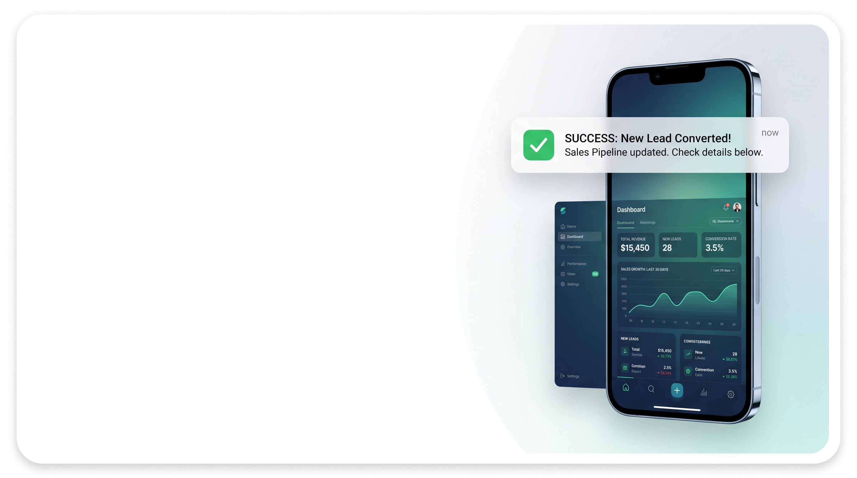 ISIMSOFT 모바일 대시보드